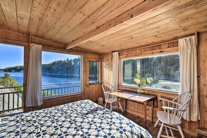 Vacation rental for 4 people, with yard and balcony in Boothbay Harbor