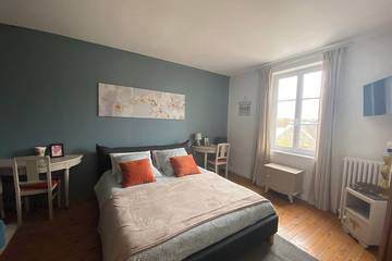 Chambre d’hôte pour 3 personnes, avec jardin à Barneville-Carteret