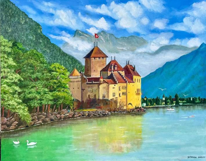 Gîte pour 6 personnes, avec jardin et vue à Aigle - 4