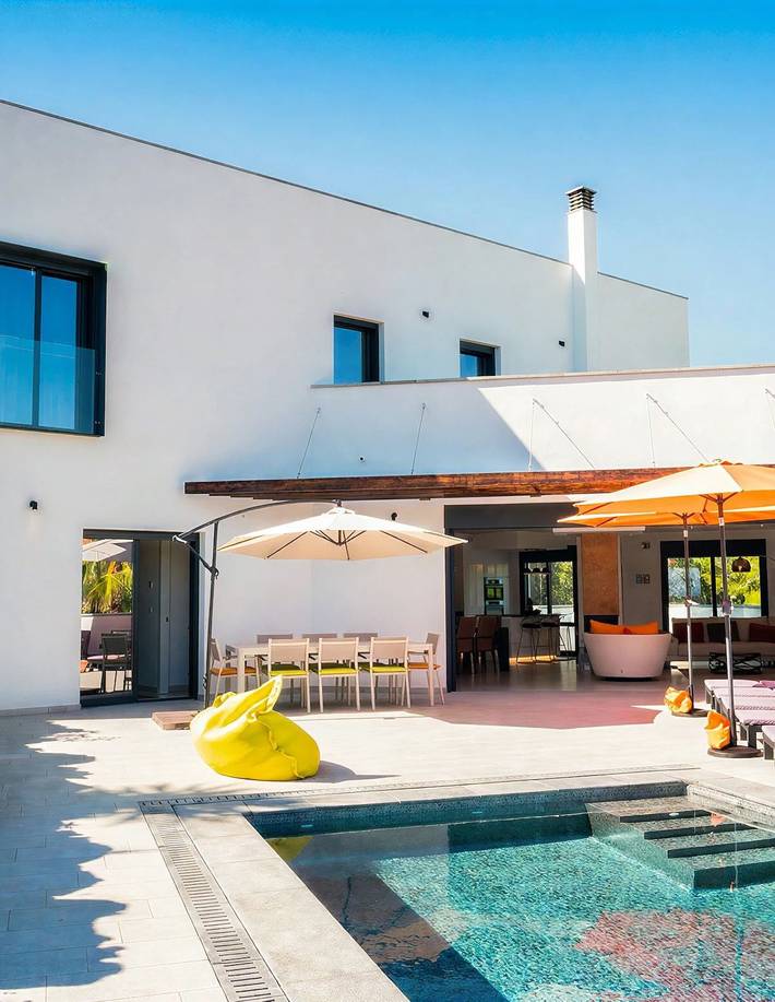 Location de vacances pour 9 personnes, avec Jacuzzi et Terrasse ainsi que Jardin et Piscine à Sant Pere de Ribes - 3