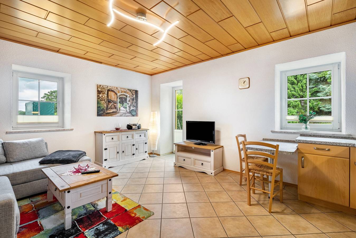 Ganze Wohnung, Ferienwohnung 'Familie Nahrstedt Parterre' mit gemeinsamer Terrasse, privatem Garten und Wi-Fi in Oberlausitz-Niederschlesien