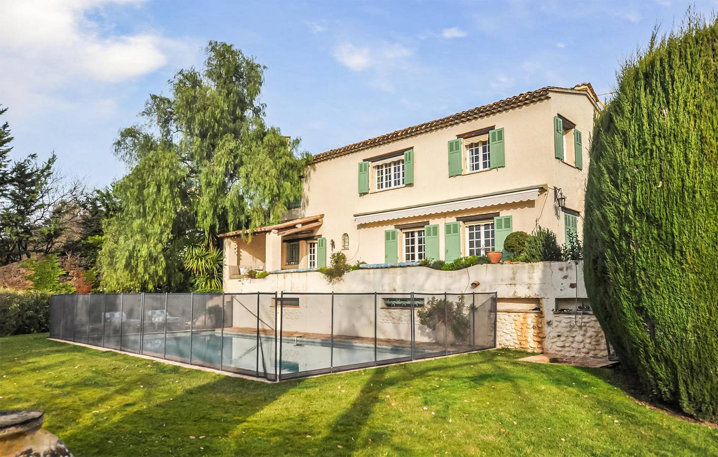 Reizende 2-Zimmer-Wohnung mit Pool, in der Nähe von Restaurants und dem Fluss in Saint-Paul-de-Vence, Cannes und Umgebung