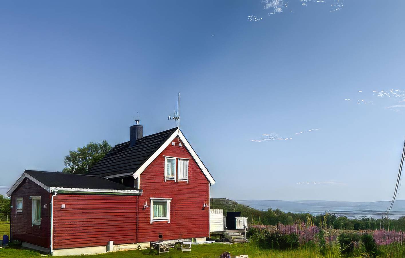 Ferienhaus für 7 Personen mit Terrasse in Porsanger