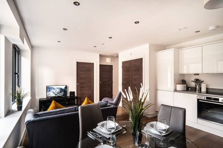 Ganze Wohnung, Stay Zeni, Alexandra Rise Manchester Roomy 1 Bed in Greater Manchester