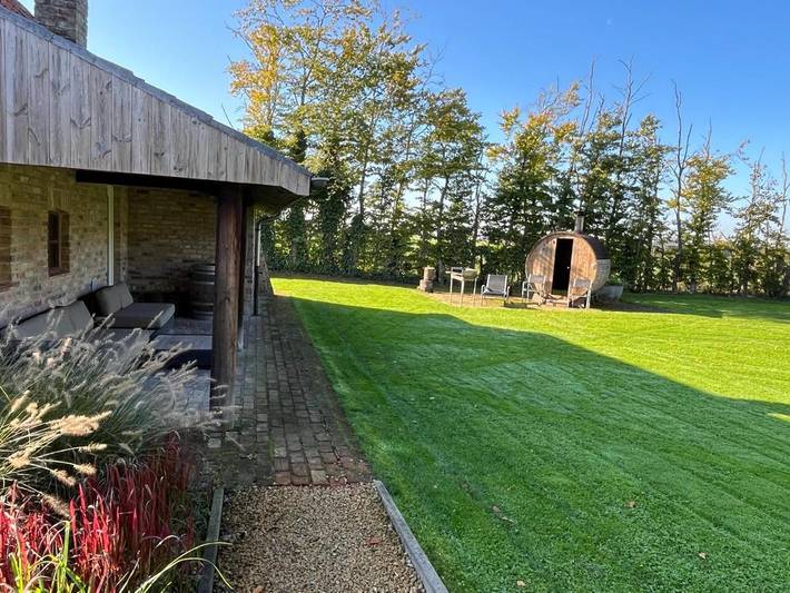 Maison de vacances pour 4 personnes, avec jardin et terrasse ainsi que vue et sauna à Wingene