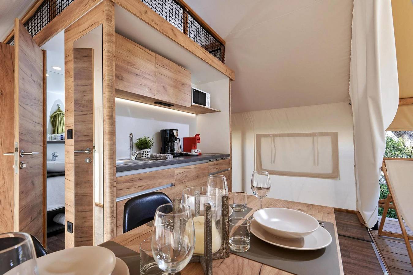 Europarcs Veluwemeer — Glampingtent Luxe 4 in Nunspeet, Veluwe