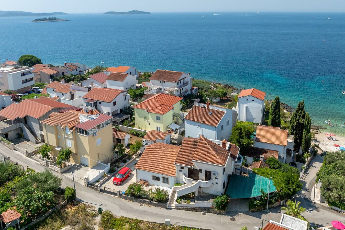 Ganze Wohnung, Studio Appartement am Strand Zecevo Rtic, Rogoznica As-10334-a in Rogoznica, Šibenik-Knin