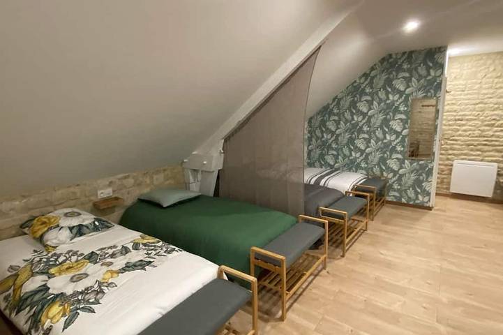 Gîte pour 11 personnes, avec jardin à Coulombs - 4