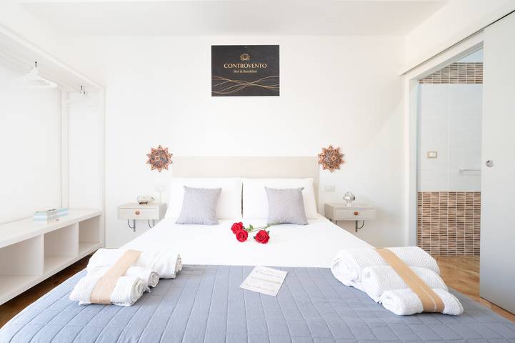 Double Room with Private Balcony and Sea View in Porto Cesareo, Gulf of Taranto