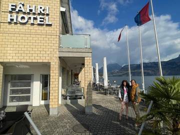 Gîte pour 4 personnes, avec vue ainsi que terrasse et vue sur le lac à Gersau