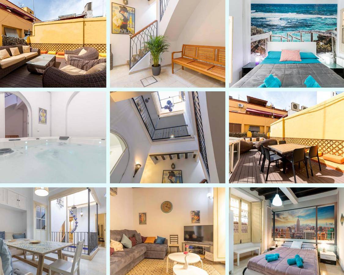 Chalet para 8 personas con jacuzzi in Central Seville, Sevilla