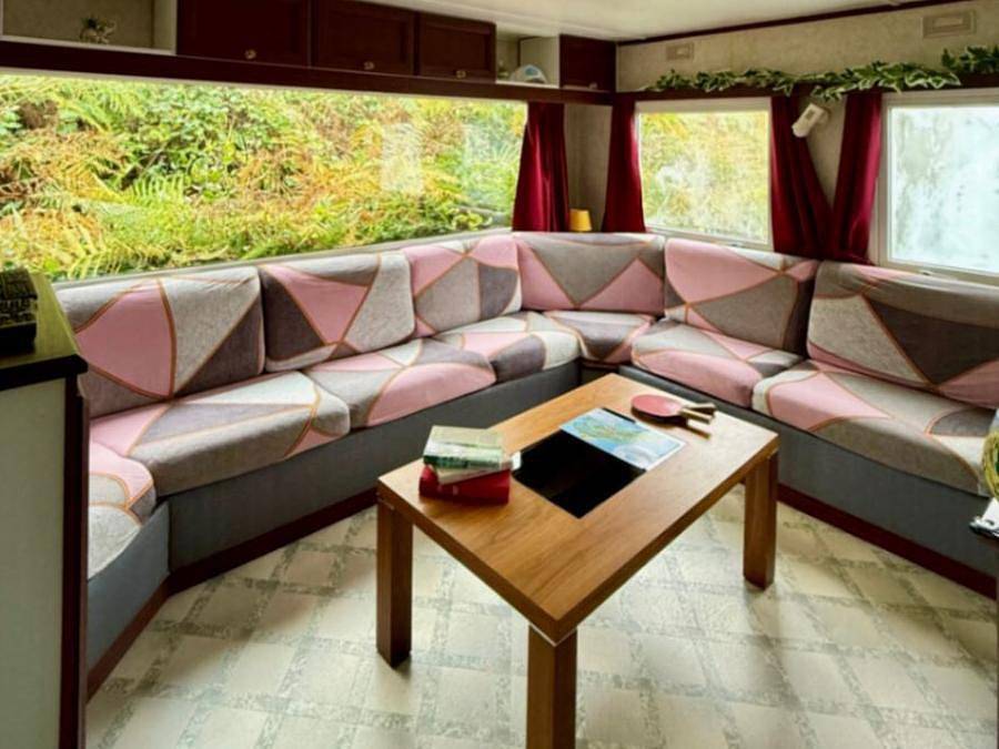 Camping Paradis - Village De Vacances La Gineste - Mobilhome 4 personnes - Mobil Home in Arnac, Région d'Aurillac