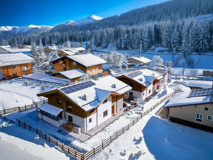 Chalet für 10 Personen, mit Garten und Balkon sowie Sauna - 1