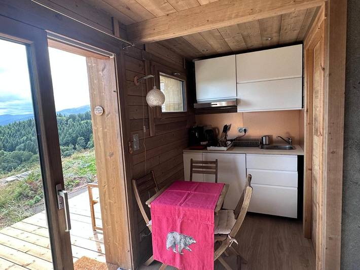 Gîte pour 3 personnes, avec piscine et sauna ainsi que terrasse et vue à Hohrod - 4