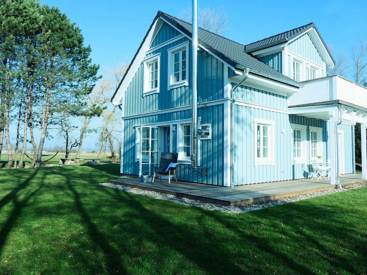 Haus Schwedentraum - gemütliches Haus mit Kamin, Sauna, Garten und Terrasse - Haus Schwedentraum in Wiek, Rügen