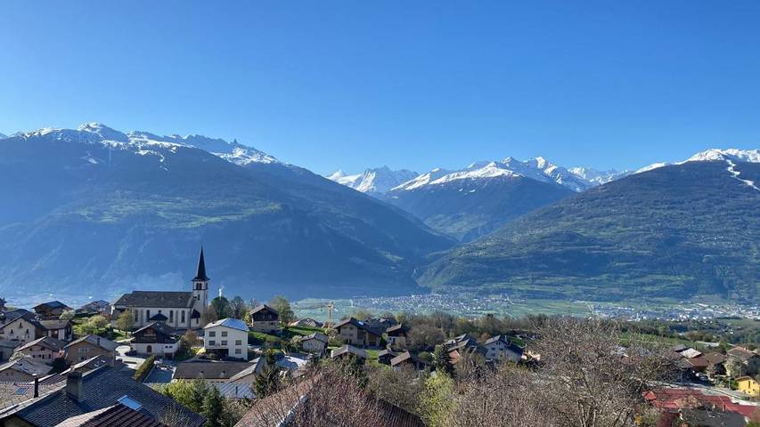 Gîte pour 6 personnes, avec balcon et vue à Arbaz - 2