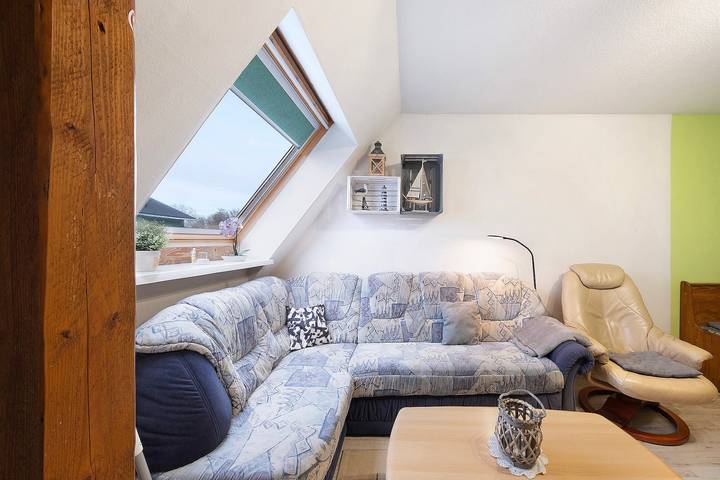 Ganze Wohnung, Ferienwohnung 'Wuddisferienwohnug' mit gemeinsamer Terrasse, privatem Garten und Wlan in Nordleda, Cuxland