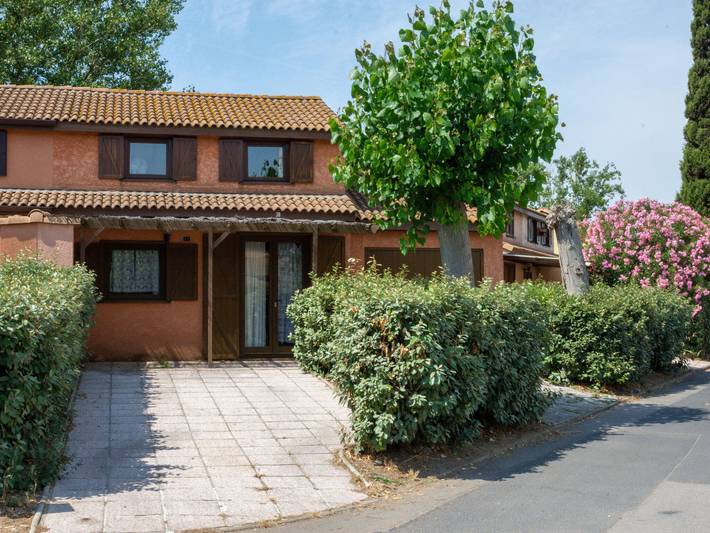 Maison de vacances pour 7 personnes, avec Balcon ainsi que Terrasse et Piscine dans Portiragnes Plage