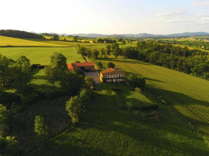 Double Room with Garden View in Sauxillanges, Parc Naturel Régional Livradois-Forez