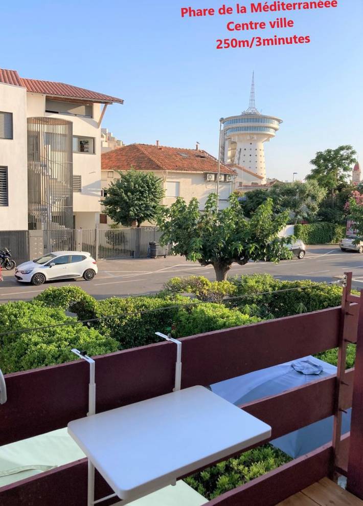 Gîte pour 5 personnes, avec balcon dans Plage Sarrail   Rive Gauche