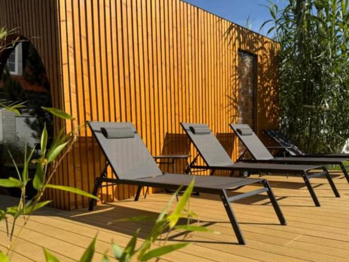 Luxuriöses Ferienhaus mit Terrasse, Whirlpool in Niechorze, Powiat gryficki
