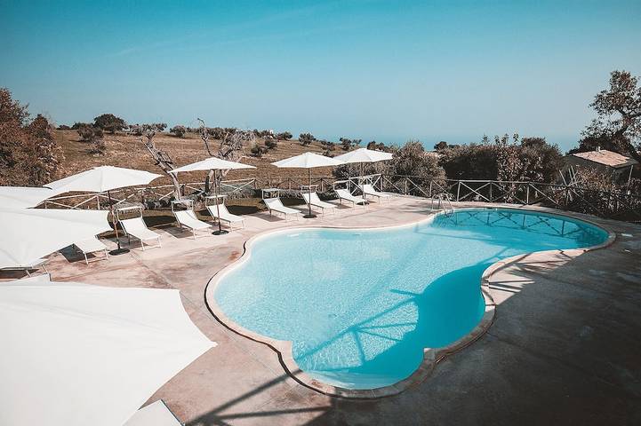 Maison de vacances pour 9 personnes, avec balcon ainsi que piscine et jardin - 1