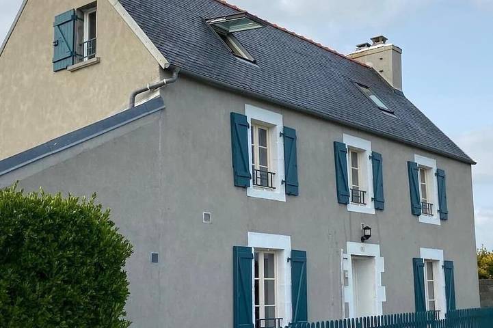 Maison de vacances pour 10 personnes, avec jardin à Plovan
