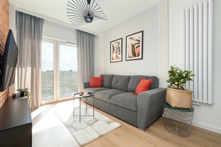 Apartament wakacyjny dla 5 osób, z Ogród w Łódź