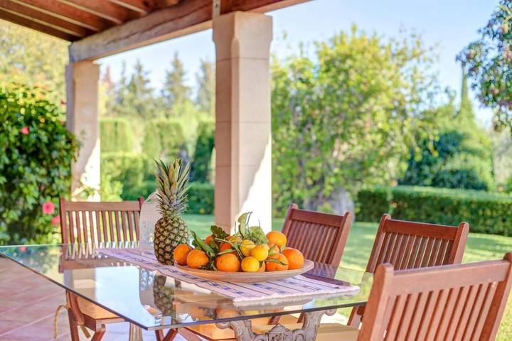 Finca für 6 Personen, mit Terrasse und Garten sowie Pool und Ausblick in Caimari - 4