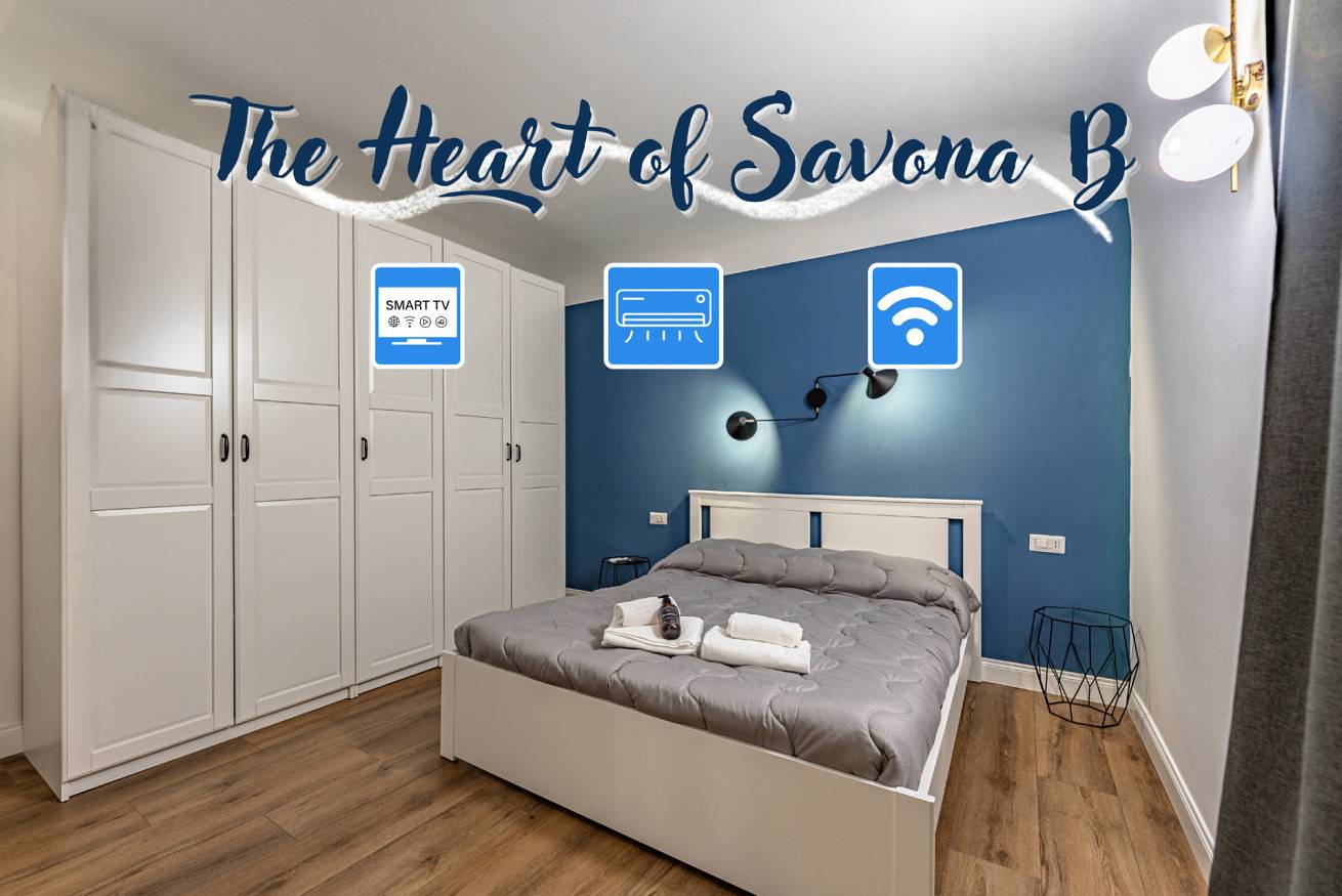 Ganze Wohnung, [Das Herz von Savona B] Kreuzfahrt 2Min.•A/C •Wifi in Savona (Stadt), Savona