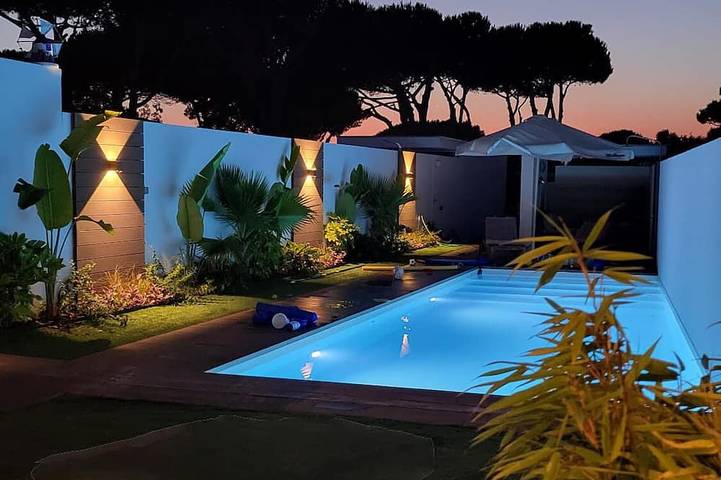 Ferienhaus für 6 Personen, mit Whirlpool und Garten