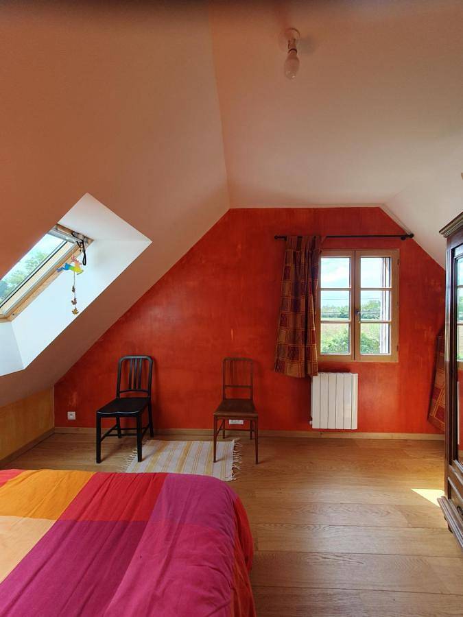 Double Room with Shared Bathroom in Courcemont, Sarthe