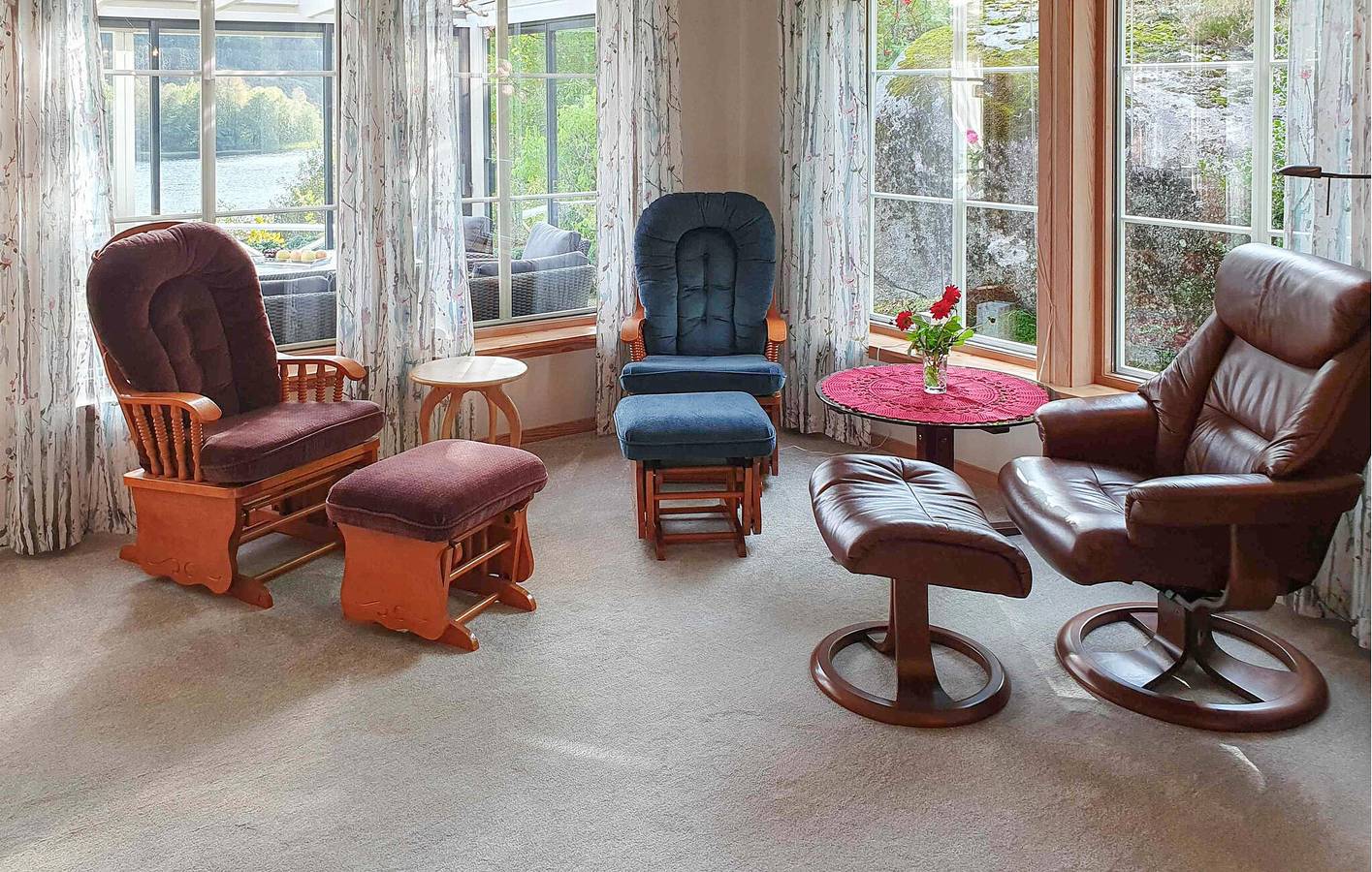 Ferienhaus für 6 Personen mit Terrasse in Farsund