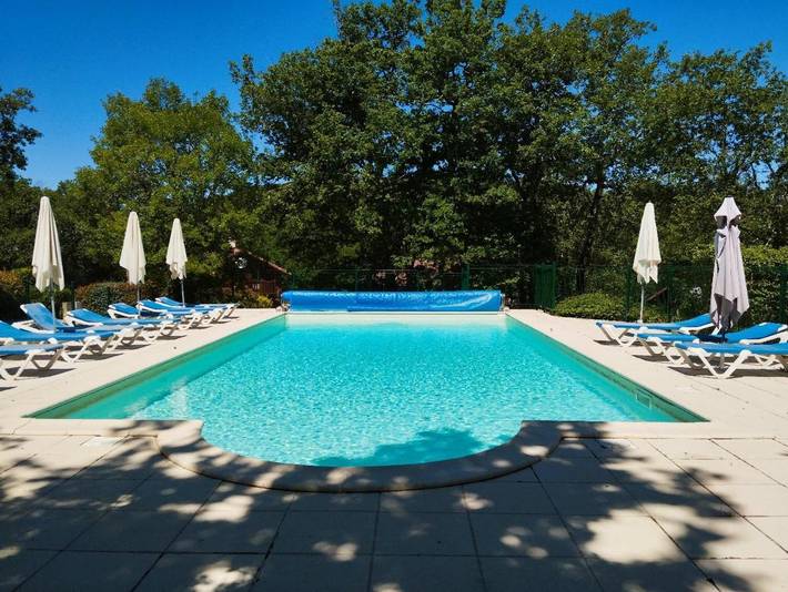 Maison de vacances pour 6 personnes, avec piscine ainsi que jardin et vue