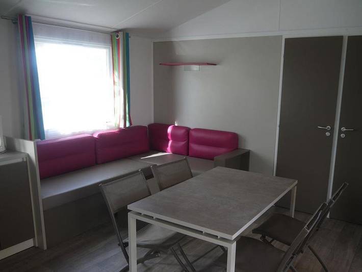 Mobil home pour 6 personnes, avec bassin pour enfant à Grues - 4