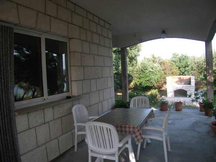 Ganze Wohnung, Ferienwohnung in Lumbarda mit Meerblick, Terrasse, Klimaanlage, Waschmaschine (876-2) in Lumbarda, Korcula