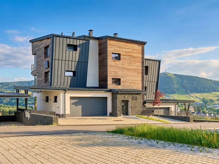 Ferienwohnung für 5 Personen, mit Balkon im Erzgebirge (Tschechien)