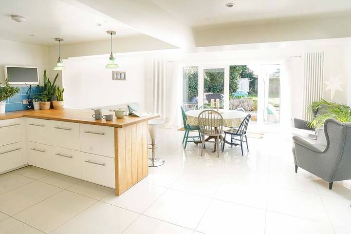 Holiday home for 7 people, with garden on the Isle of Wight