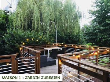 Gîte pour 7 personnes, avec sauna ainsi que jardin et jacuzzi dans Juré