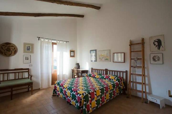 Tuffsteinbauernhaus, Terrasse und Garten, Haustiere erlaubt in Latera, Viterbo Provinz