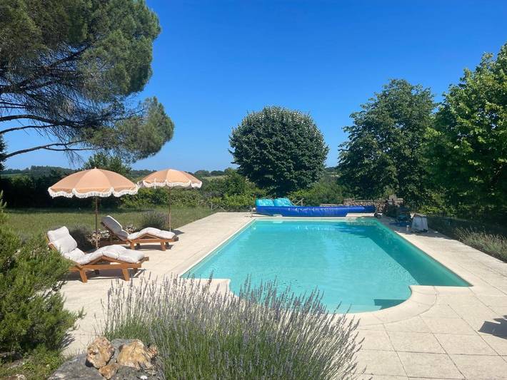 Location de vacances pour 2 personnes, avec vue ainsi que jardin et piscine, animaux acceptés à Saint-Maime-de-Péreyrol - 3