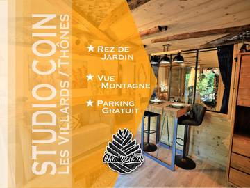 Gîte pour 3 personnes, avec vue et jardin à Les Villards-sur-Thônes