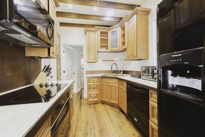 Holiday home for 3 people, with garden and balcony in Savannah