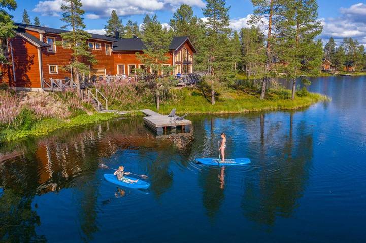 Hotel für 6 Personen, mit Whirlpool und Garten sowie Sauna in Lappland (Schweden)