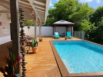 Chambre d’hôte pour 2 personnes, avec piscine et jardin en Martinique