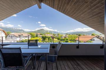 Gîte pour 6 personnes, avec terrasse, animaux acceptés à Metz-Tessy