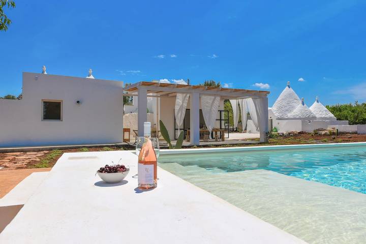 Location de vacances pour 7 personnes, avec Terrasse ainsi que Jardin et Piscine à Francavilla Fontana - 3