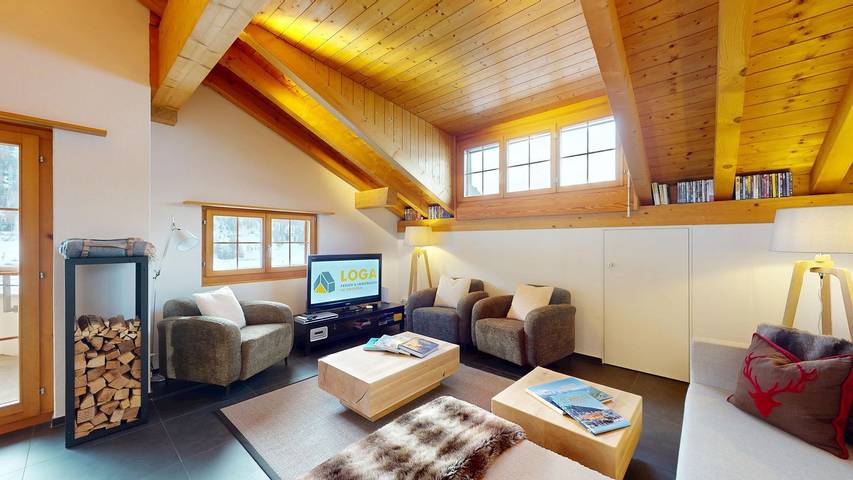 Ferienwohnung für 7 Personen, mit Balkon und Ausblick, mit Haustier in Zuoz - 3