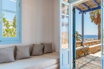 Gîte pour 3 personnes, avec balcon, animaux acceptés dans Tinos