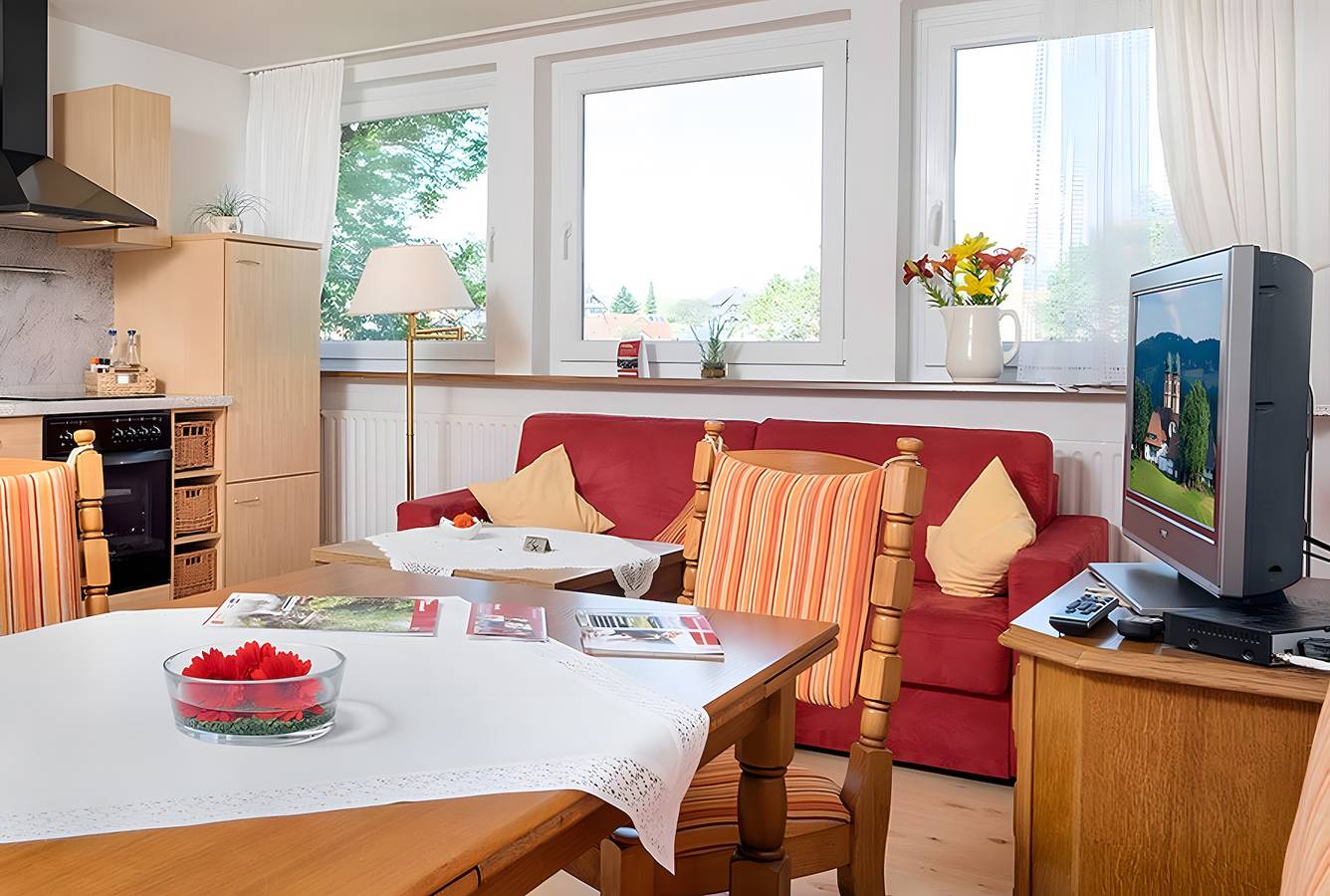 Ganze Wohnung, Ferienwohnung 'Meierhof, 38qm' mit gemeinsamer Terrasse, gemeinsamem Garten und Wi-Fi in St. Märgen, Südschwarzwald